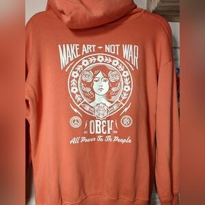 Obey Hoodie Size *Medium Make Art 🎨 Not War 🔫 EUC